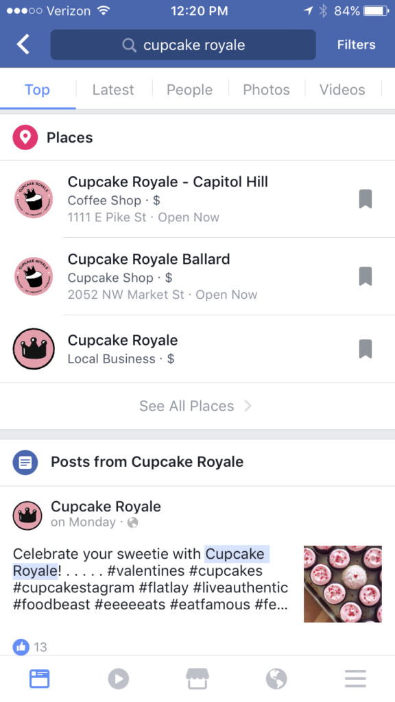 multi-location facebook pages